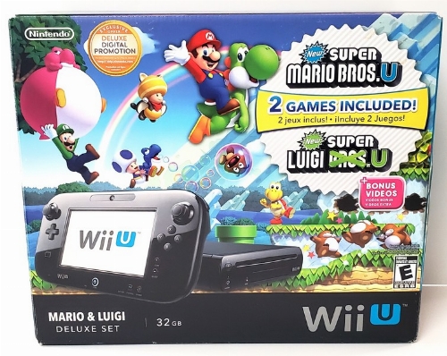 Nintendo Wii U (32GB) Mario & Luigi Deluxe Set (CIB)
