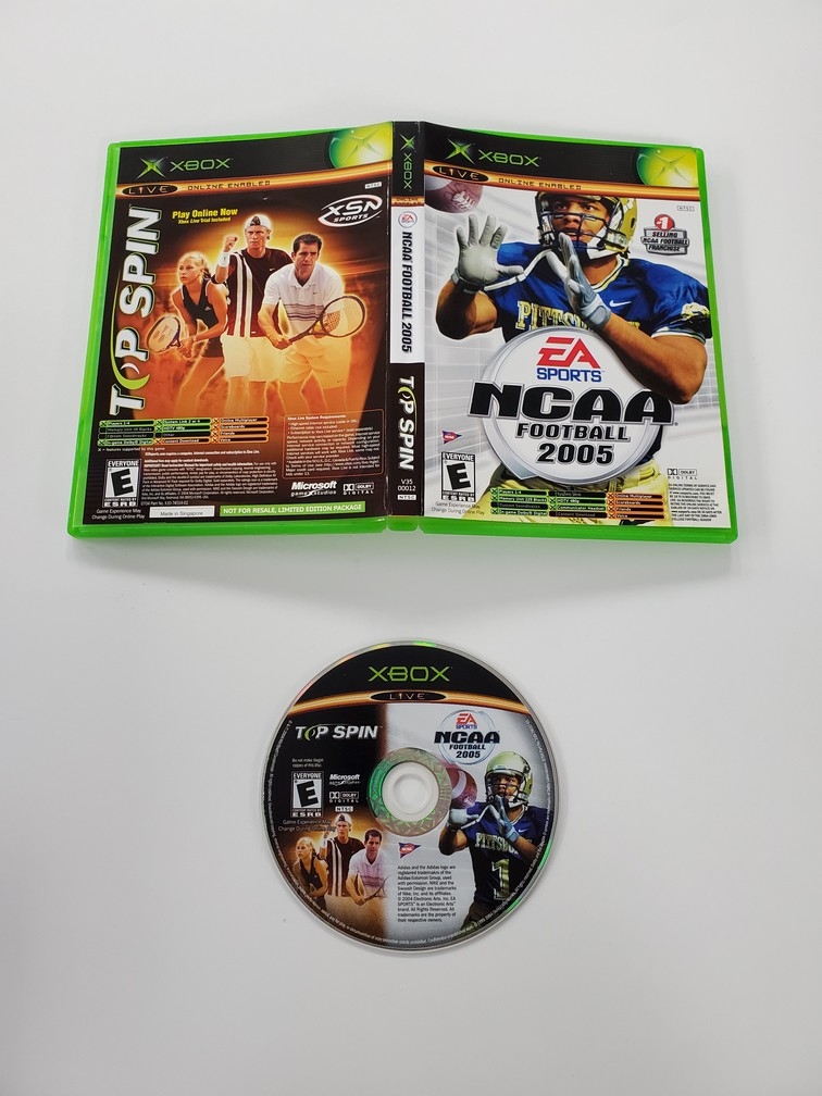 NCAA Football 2005 & Top Spin [Combo] (CB)