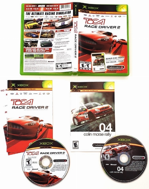 Toca Race Driver 2 (Colin McRae Rally 04 Bonus Disc Included) (CIB)
