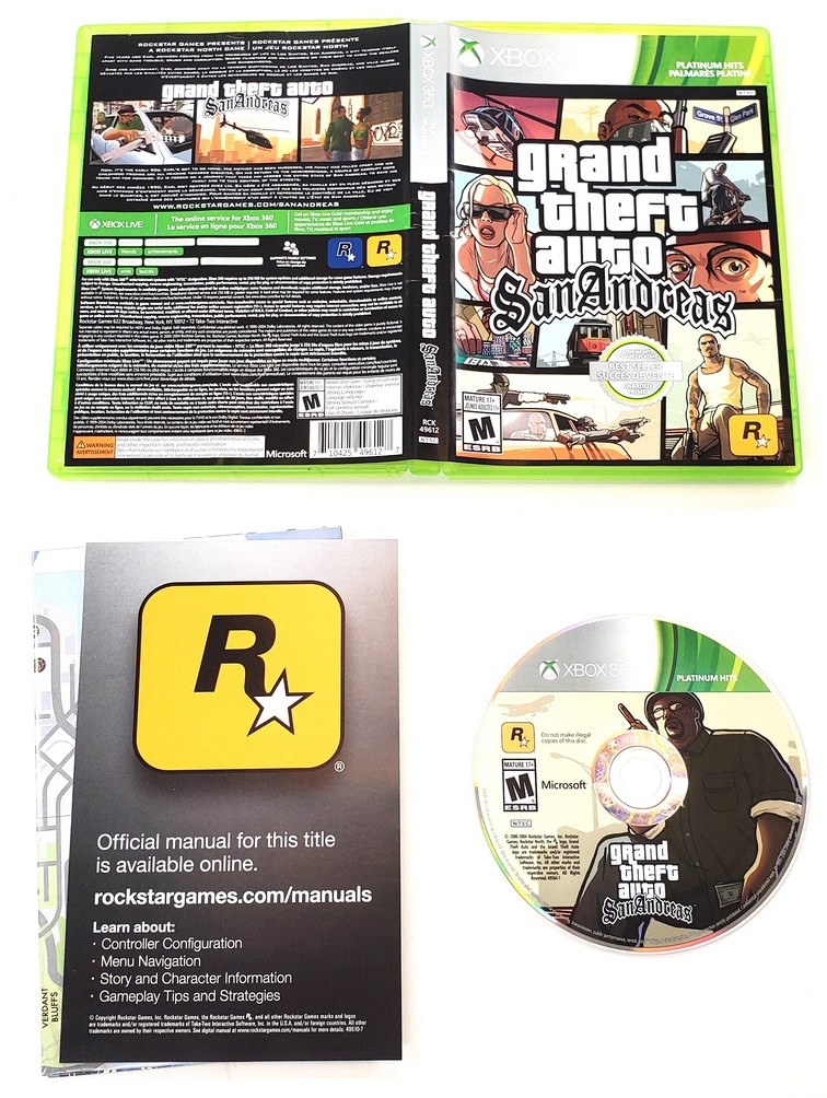 Grand Theft Auto: San Andreas (Platinum Hits) (CIB)