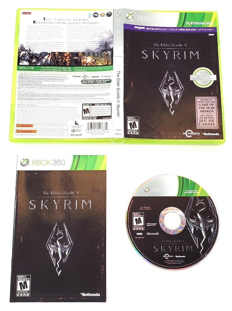 Elder Scrolls V: Skyrim, The (Platinum Hits) (CIB)