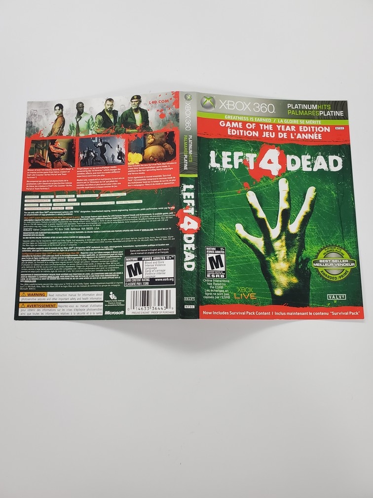 Left 4 Dead [Game of the Year Edition] (Platinum Hits) (B)