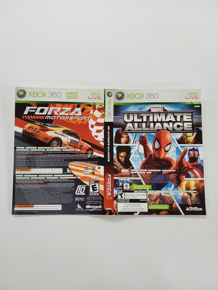 Marvel: Ultimate Alliance & Forza: Motorsport 2 [Combo Pack] (B)