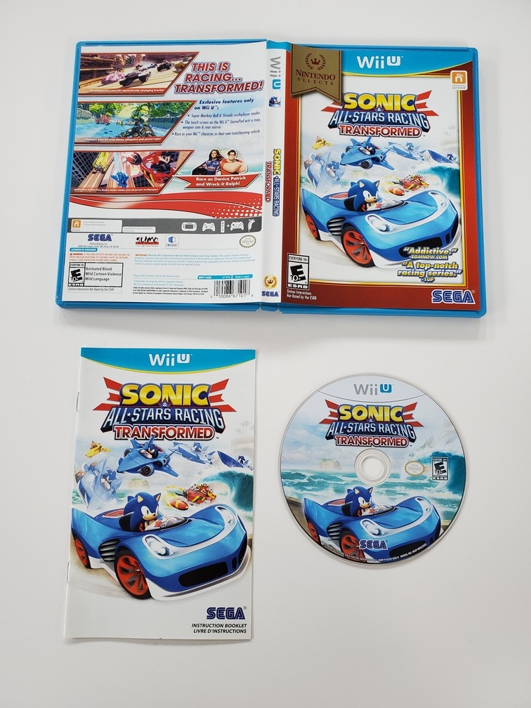 Sonic & Sega All-Stars Racing: Transformed (Nintendo Selects) (CIB)