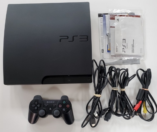 Playstation 3 Slim Black (160GB) (Model CECH-3001A) (CIB)