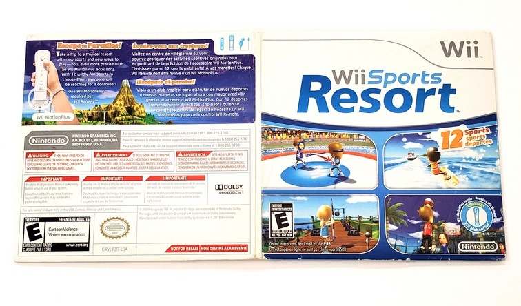 Wii Sports: Resort (Cardboard) (B)