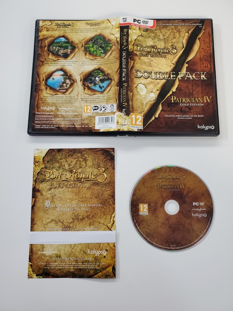 Port Royale 3 (Gold Edition) & Patrician IV (Gold Edition) Double Pack (Version Européenne) (CIB)