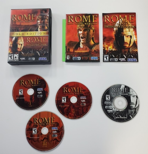 Rome: Total War & Rome: Total War - Barbarian Invasion (Gold Edition) (CIB)