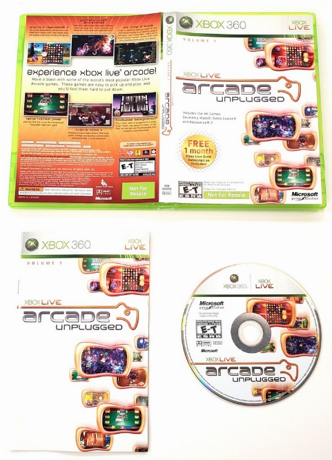 Xbox Live Arcade: Unplugged (CIB)