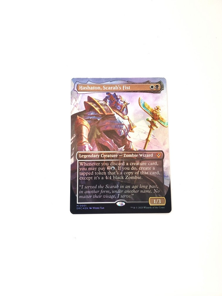 Hashaton, Scarab's Fist (Borderless) (Foil)
