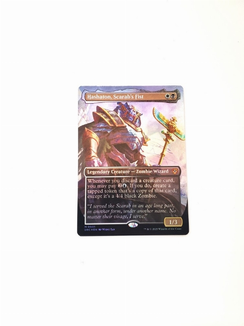 Hashaton, Scarab's Fist (Borderless) (Foil)