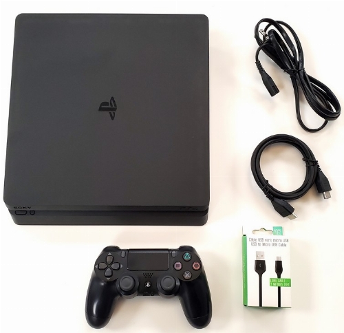 Playstation 4 Slim 1TO Jet Black (Model CUH-2215B) (CIB)