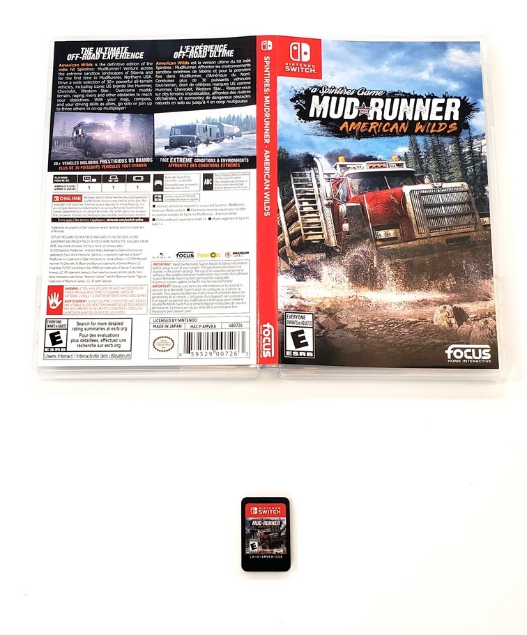 Spintires Game: MudRunner - American Wilds, A (CIB)