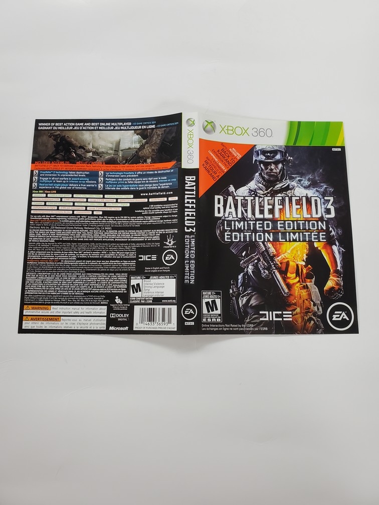 Battlefield 3 [Limited Edition] (B)
