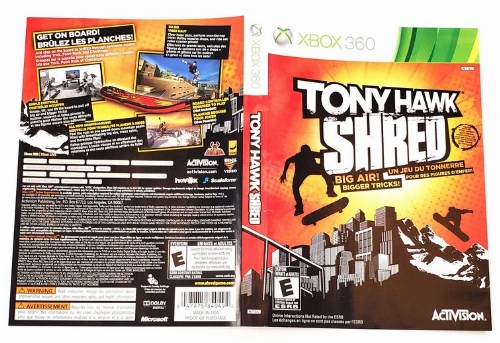 Tony Hawk: Shred (B)