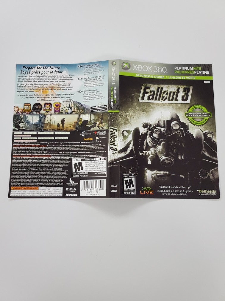 Fallout 3 [Platinum Hits] (B)