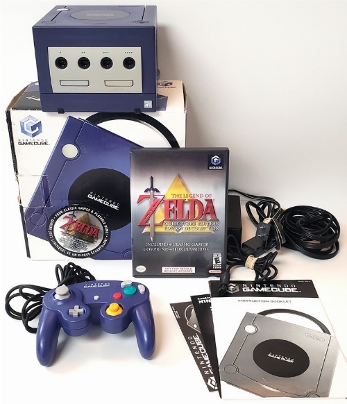 Gamecube Indigo [The Legend of Zelda: Collector's Edition] (Model DOL-001) (CIB)