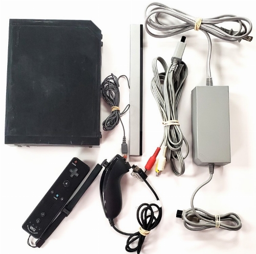Nintendo Wii Black + MotionPlus (Model RVL-101 USA)