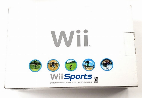 Nintendo Wii White + Wii Sports (Model RVL-001 USA) (CIB)