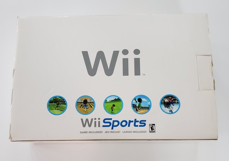 Nintendo Wii White + Wii Sports (Model RVL-001 USA) (CIB)