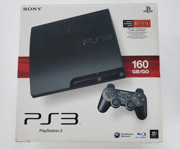 Playstation 3 Slim Black (160GB) (Model CECH-3001A) (CB)