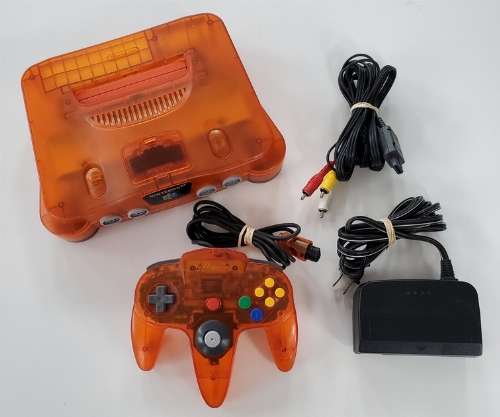 Nintendo 64 Funtastic Fire Orange (Model NUS-001)