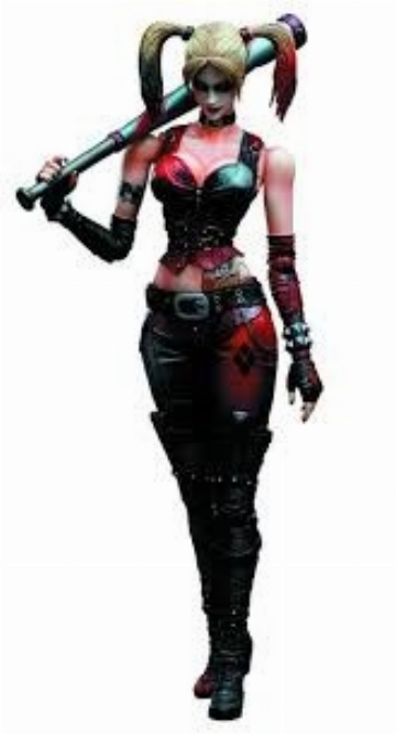 Batman Arkham City: Play Arts Kai - Harley Quinn (NEW)