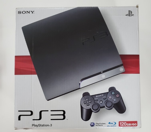 Playstation 3 Slim Black (120GB) (Model CECH-2001A)