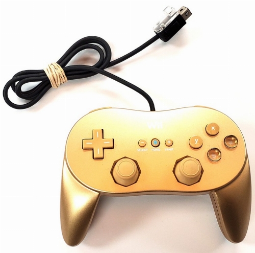 Nintendo Wii - Gold Classic Pro Controller