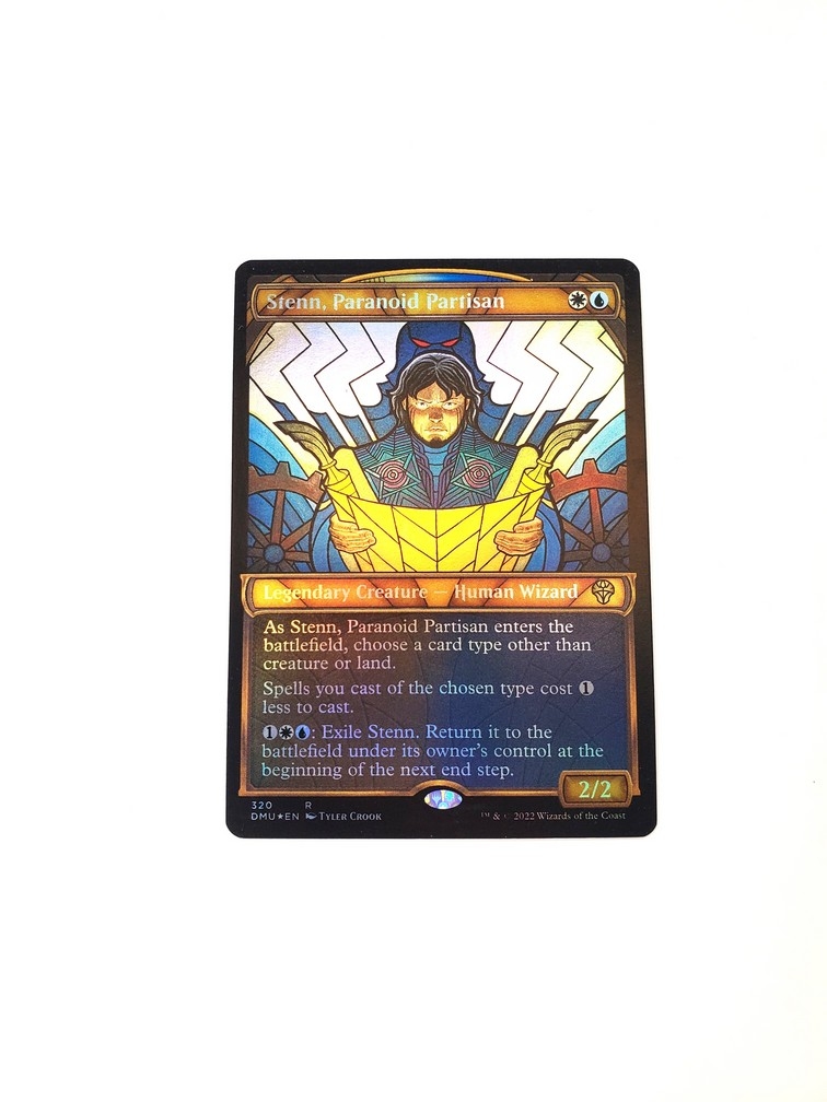 Stenn, Paranoid Partisan (Showcase) (Foil)