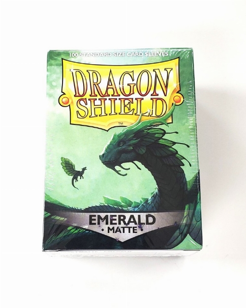 Dragon Shield: Emerald Matte - Standard Size (NEW)