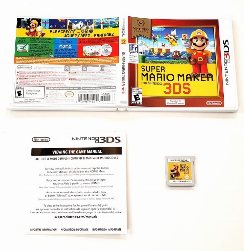 Super Mario Maker 3DS (Nintendo Selects) (CIB)