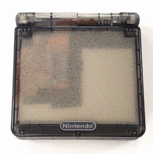 GameBoy Advance SP Clear Black (IPS Modding)