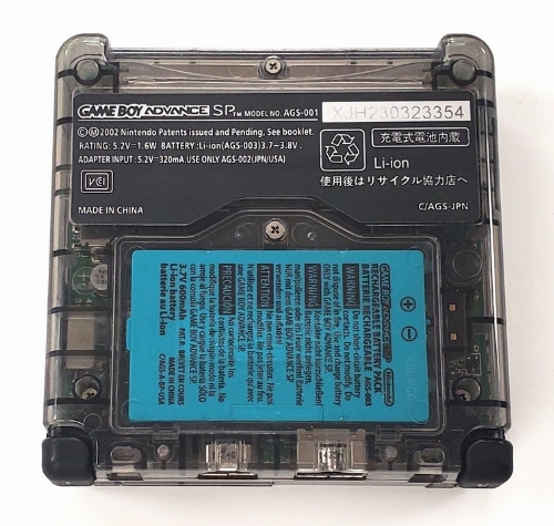 GameBoy Advance SP Clear Black (IPS Modding)