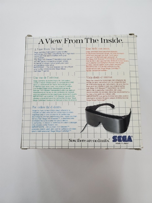 SEGA Master System 3-D Glasses (CIB)