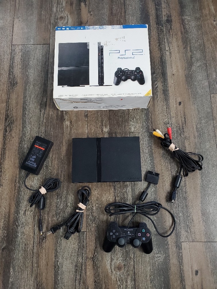 Playstation 2 Slim Black (Model SCPH-70011) (CB)