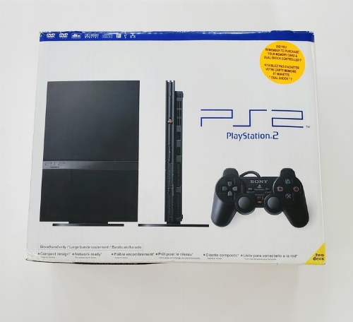 Playstation 2 Slim Black (Model SCPH-77001) (CIB)