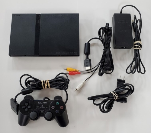 Playstation 2 Slim Black (Model SCPH-77001) (CIB)