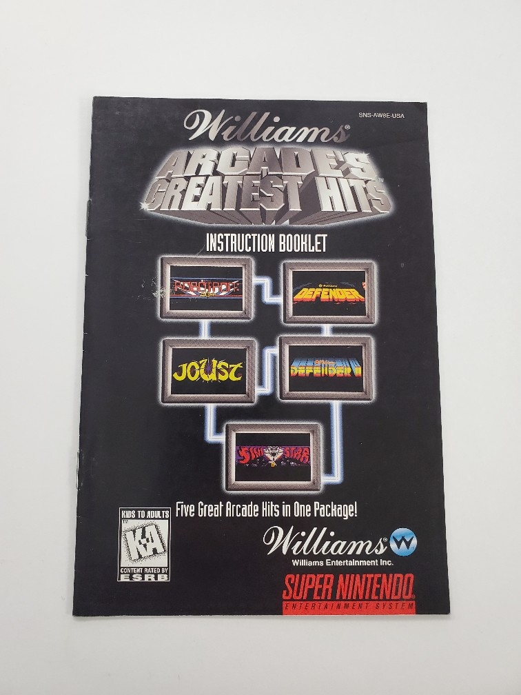 Williams Arcade's Greatest Hits (I)