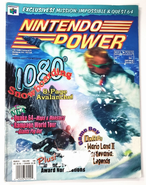Nintendo Power (Poster Included) (Vol.106)