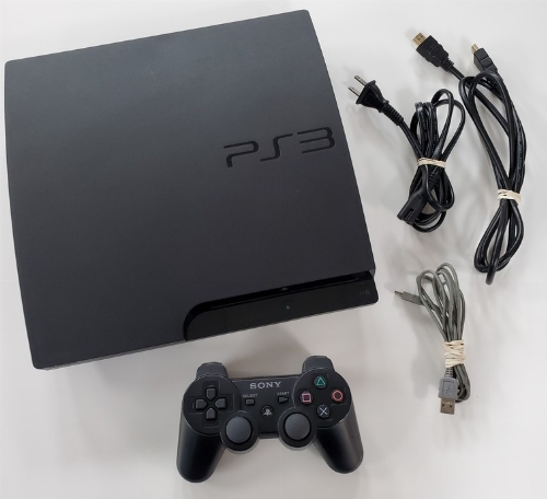 Playstation 3 Slim Black (320GB) (Model CECH-3001B)