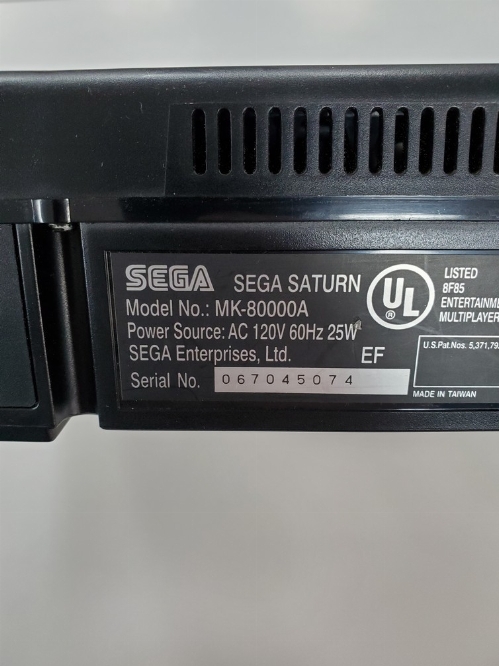 SEGA Saturn (Model MK-80000A)