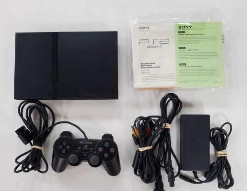 Playstation 2 Slim Black (Model SCPH-70001) (CIB)