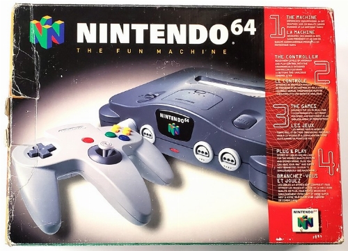 Nintendo 64 - Charcoal (Model NUS-001) (CB)