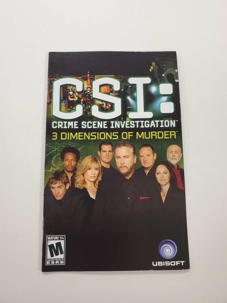 CSI: 3 Dimensions of Murder (I)