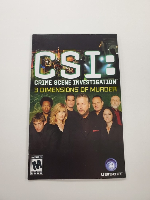 CSI: 3 Dimensions of Murder (I)