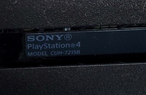 PlayStation 4 Jet Black Pro 1TB (Model CUH 7215B)