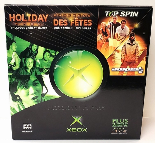 Xbox Original Black (Top Spin & Amped 2 Bundle) (CB)