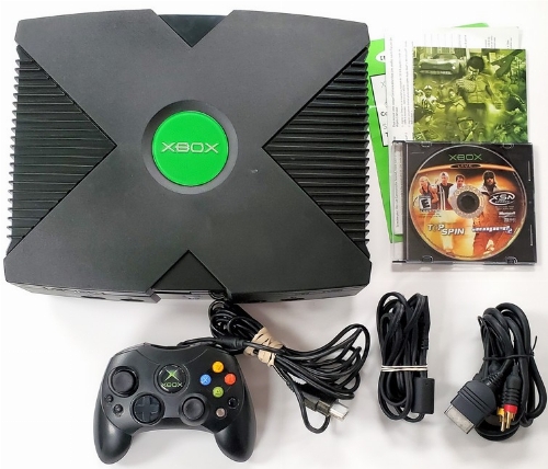 Xbox Original Black (Top Spin & Amped 2 Bundle) (CB)