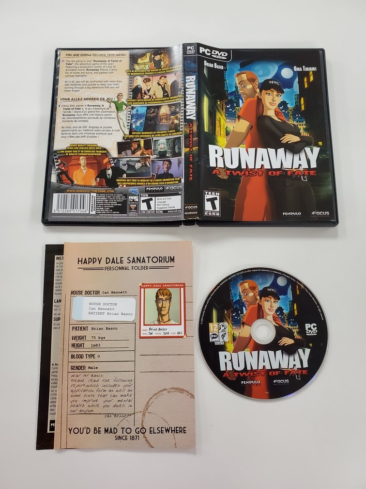 Runaway: A Twist of Fate (CIB)